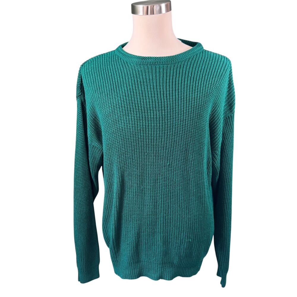 Sweater Graphix Ribbed Knit Pullover Sweater XL